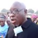 Rep. J. Marvin Cole speaks as United Methodist Church leaders warn him to stay away from the Gbarnga District Conference