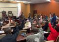 Liberia’s House of Representatives votes in session at Capitol Hill after passing ArcelorMittal’s Third MDA Amendment and sending it to the Senate.