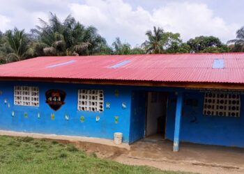 Renovated Gbarnga Central School of the Deaf in Bong County after county-funded repairs