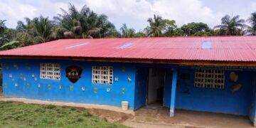 Renovated Gbarnga Central School of the Deaf in Bong County after county-funded repairs