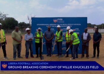 LFA officials break ground for artificial turf at Willie D. Knuckles Pitch