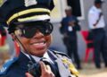 Cecelia Clarke in Liberia National Police uniform