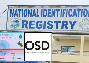National Identification Registry headquarters in Monrovia amid prolonged service shutdown.