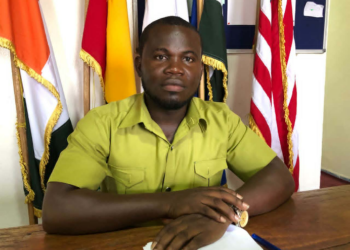 MRU Youth Parliament Liberia official during reinstatement announcement
