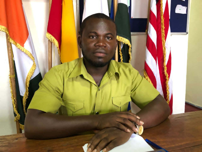 MRU Youth Parliament Liberia official during reinstatement announcement
