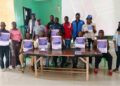 Liberia Land Authority officials during property valuation training session
