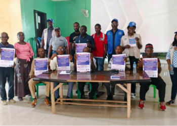 Liberia Land Authority officials during property valuation training session