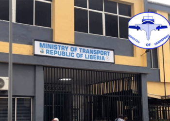 Ministry of Transport headquarters in Monrovia amid legal dispute over vehicle registration