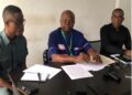 Officials of Liberia’s National Food Assistance Agency brief the media on expanded emergency food support and new partnerships.