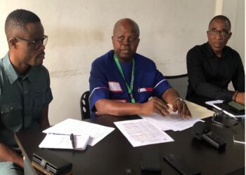 Officials of Liberia’s National Food Assistance Agency brief the media on expanded emergency food support and new partnerships.