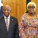 President Boakai and minister of foreign affairs Sara Beysolow Nyanti