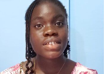 Princess Koigee, a 16-year-old Liberian student leader and founder of Girls Guide to Education.