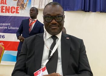 Judge Ousman F. Feika attends the National Association of Trial Judges of Liberia conference in Ganta, where he outlined his platform for NATJL presidency.