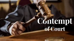 contempt of court