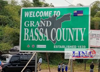 Grand Bassa County entry bill board