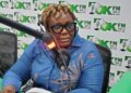 Former Public Works Minister Ruth Coker-Collins speaks during a radio interview about ministry leadership and technical standards
