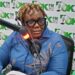 Former Public Works Minister Ruth Coker-Collins speaks during a radio interview about ministry leadership and technical standards
