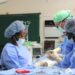 Firestone Liberia and Children’s Surgery International doctors perform pediatric surgery during a medical mission at Du-side Hospital.