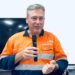 ArcelorMittal Liberia CEO speaking during staff training session in Monrovia