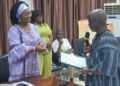 Agriculture Minister presenting Liberia’s five-year agricultural strategic plan in Monrovia