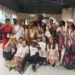 Liberia Expo 2025 delegation members posing at pavilion in Osaka, Japan