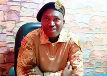 Liberia Immigration Service official speaking on the rollout of digital resident permits to strengthen immigration security.