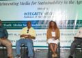 Panel discussion at Integrity Media Forum 2026 in Monrovia addressing media sustainability