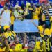 LPRC Oilers celebrate 2025 Liberia Basketball Association championship at SKD Gymnasium