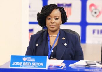 Jodie Marian Reid-Seton, Third Vice President of the Liberia Football Association and head of women’s football.