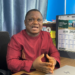 Transparency advocate Anderson Miamen speaks during an interview on Liberia’s stalled anti-corruption prosecutions and asset verification efforts.