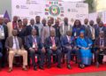 West African Monetary Zone officials pose in Monrovia as Liberia assumes chairmanship of the WAMZ Technical Committee.