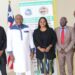 Finance Minister Augustine Ngafuan and partners at the launch of AfDB-backed public finance reform projects in Monrovia.
