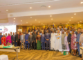 Delegates pose for a group photo during the West African Power Pool General Assembly in Lomé, where regional electricity integration was discussed.