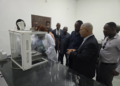 ECOWAS delegation touring Nigeria National Metrology Institute laboratory