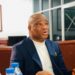 Simeon Freeman speaks during an interview responding to President Boakai’s State of the Nation Address.