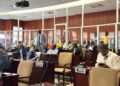 Liberian senators debate the TIA telecom monitoring concession at Capitol Hill.