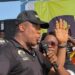 STAND chairman Mulbah Morlu addresses supporters in Monrovia