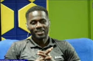Businessman Bertrand Franquet during an interview following the dismissal of forgery charges by a Monrovia court.