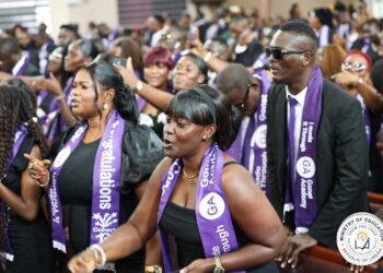 Gonet Academy graduates celebrate during Monrovia ceremony