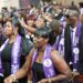 Gonet Academy graduates celebrate during Monrovia ceremony