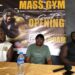 Officials and staff sit at the launch of MASS Gym, a new fitness facility opened by Jesse’s Lodge in Johnsonville.