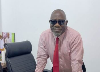Former Liberia NSA Deputy Director Sam Saryon speaking during an interview