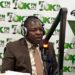 NaFAA Director General J. Cyrus Sagbe speaks during OK FM interview about fisheries investment conference