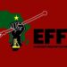 Logo of the Economic Freedom Fighters of Liberia amid a party statement on corruption allegations and political targeting.