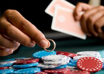 Illustration of gambling chips representing oversight of betting industry