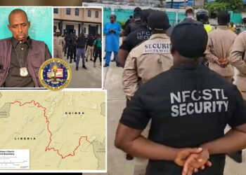 Images circulating online show group identified as National Fula Security in formation