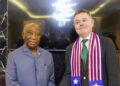 President Joseph Boakai meets World Bank official Pascal Donohue Liberia