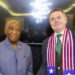 President Joseph Boakai meets World Bank official Pascal Donohue Liberia