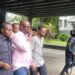 Former National Security Adviser Jefferson Karmoh being escorted from the court