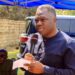 Jeremiah Koung speaking tribute Solomon George Liberia